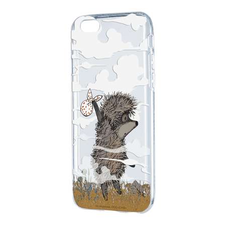 Силиконовый чехол Mcover для смартфона Apple iPhone 6S Союзмультфильм Ежик в тумане и дымка