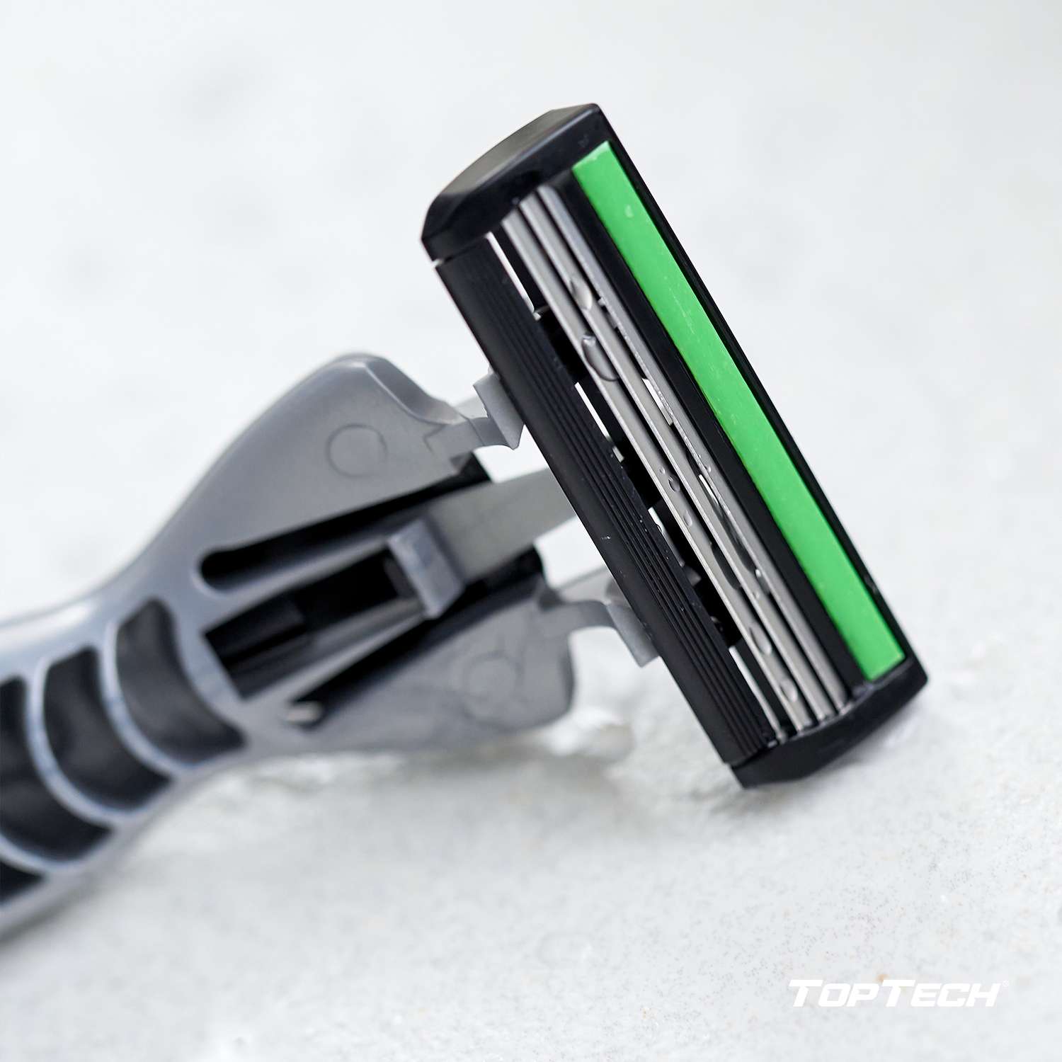 Бритва мужская TopTech PRO3 1 бритва + 10 сменных кассет - фото 3