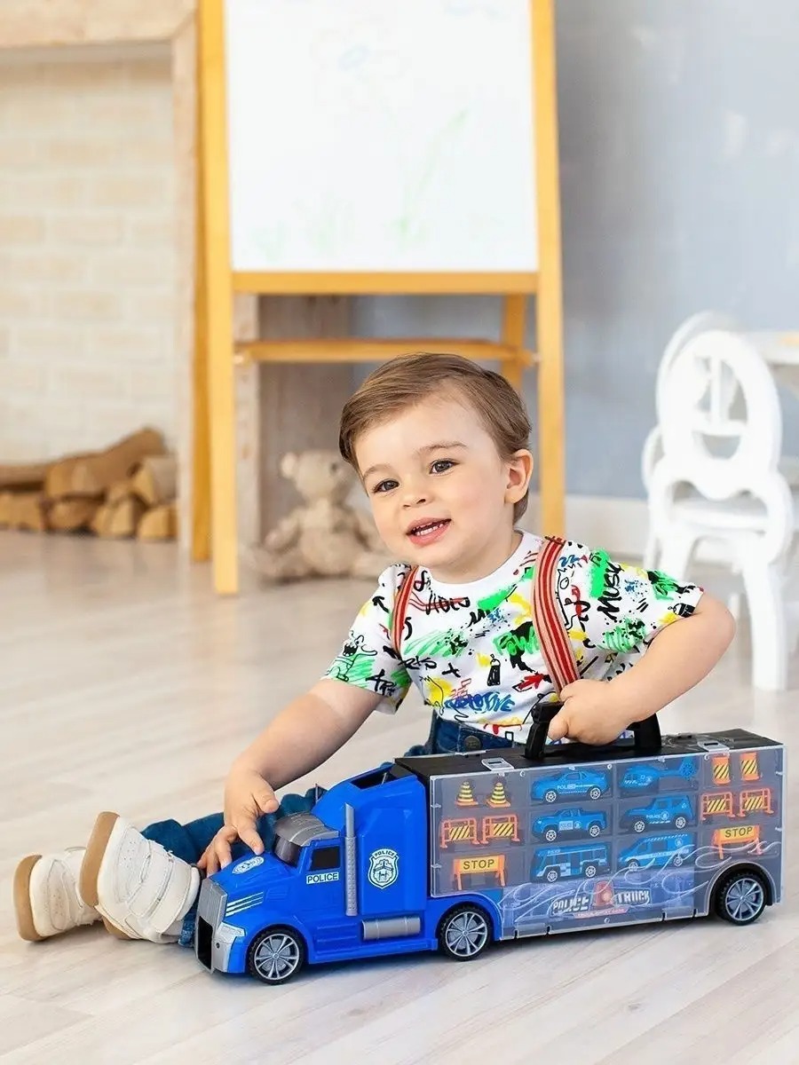 Автовоз Givito Полицейский участок G205-016 - фото 1