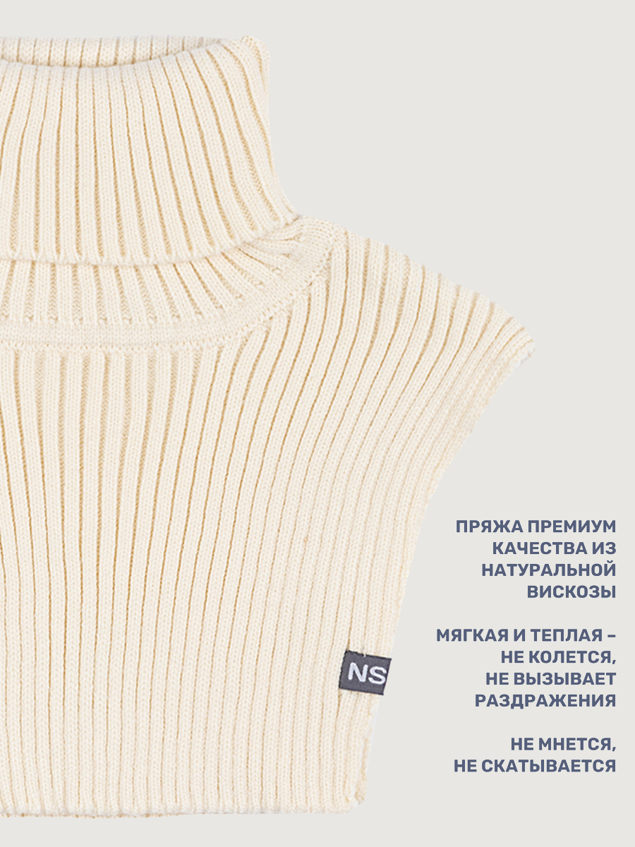 Манишка NIKASTYLE 17з16825 молоко - фото 4