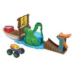 Набор игровой Hot Wheels Monster Trucks Охота на крокодила HGV14
