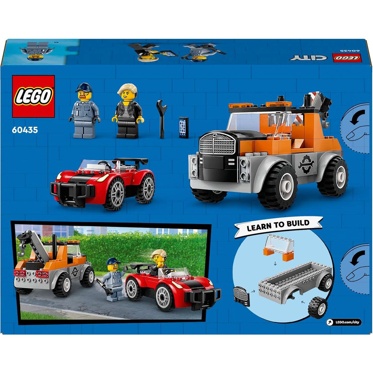 Конструктор LEGO City TowTruck and Sports Car Repair 101 дет. - фото 7