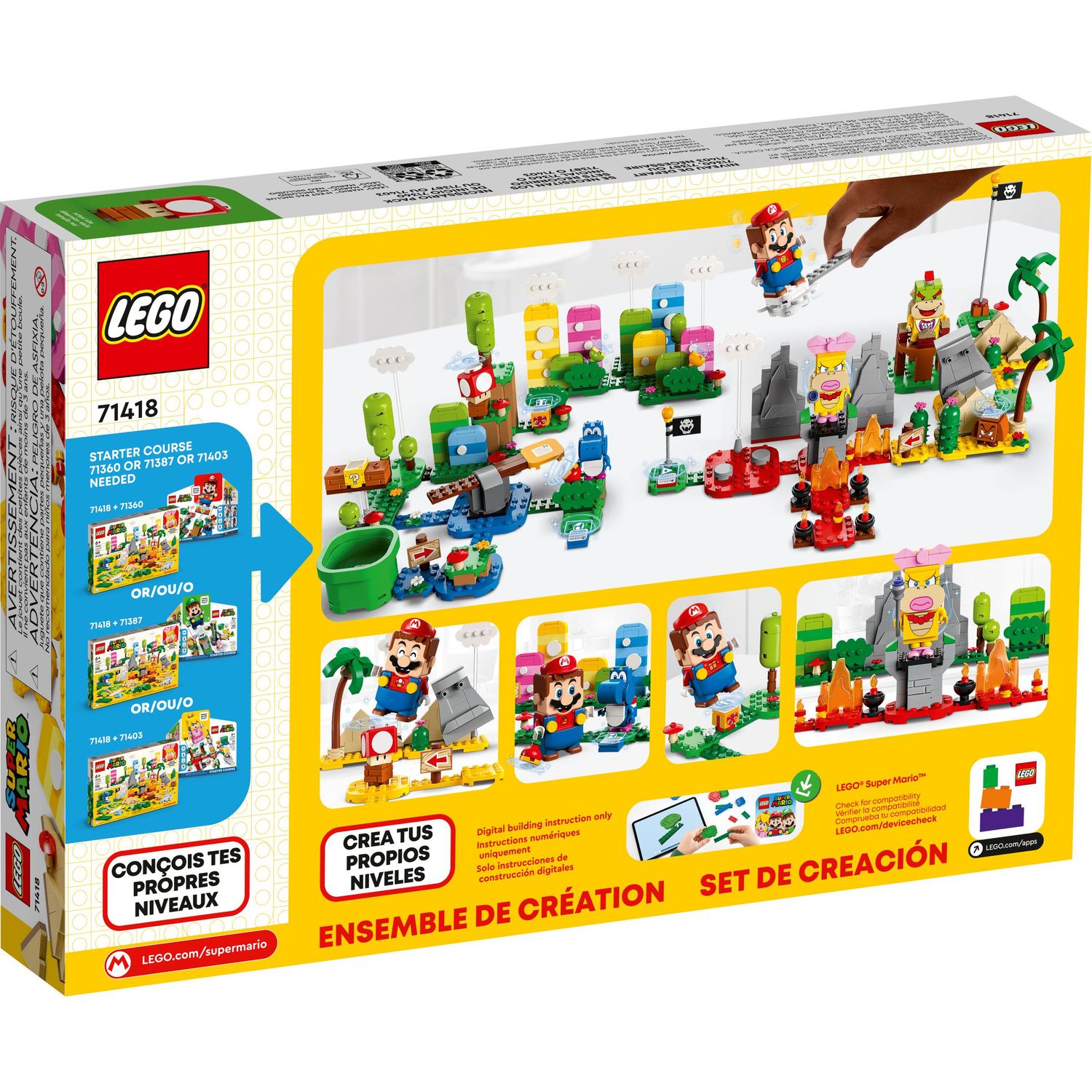 Конструктор LEGO Super Mario Creativity Toolbox Maker Set 588 дет. - фото 7
