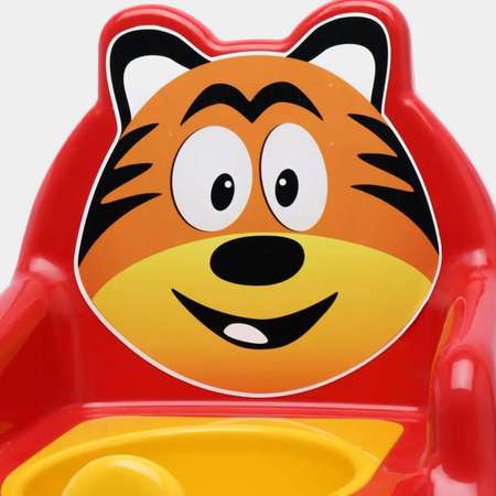 Горшок детский Doloni Тигр красный