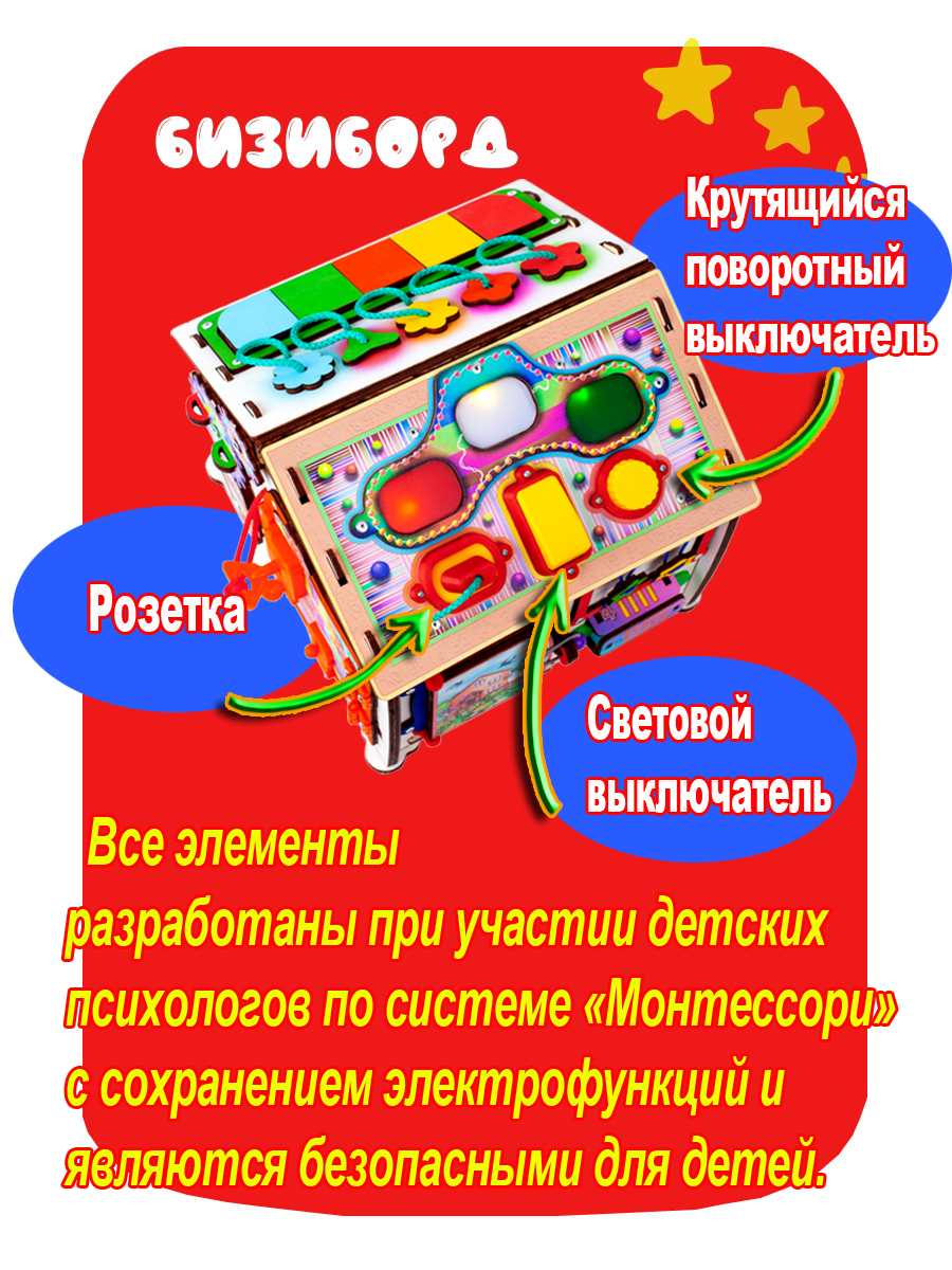 Игрушка Jolly Kids бизиборд Ентотик - фото 3