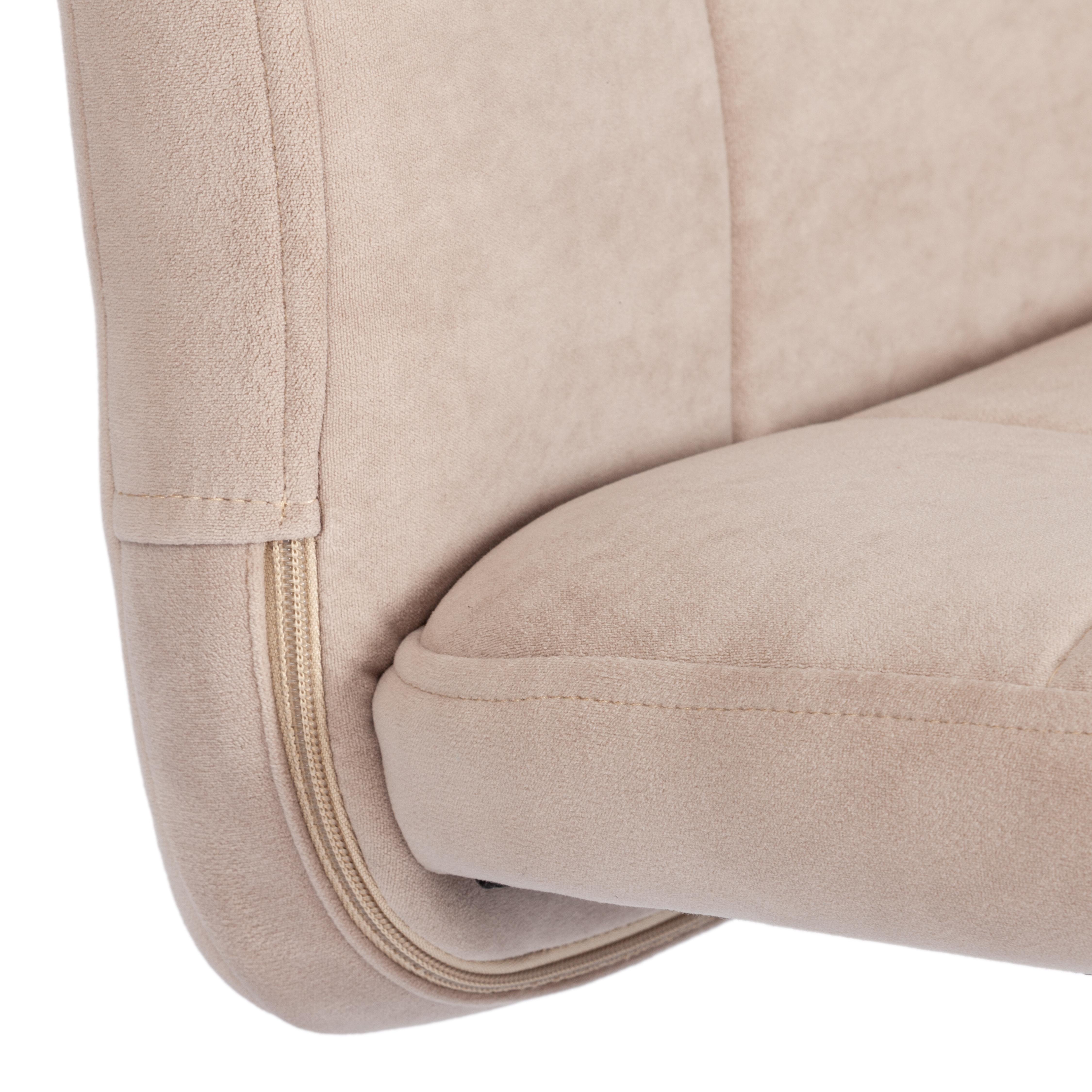 Компьютерное кресло TETCHAIR FIESTA флок, бежевый - фото 17