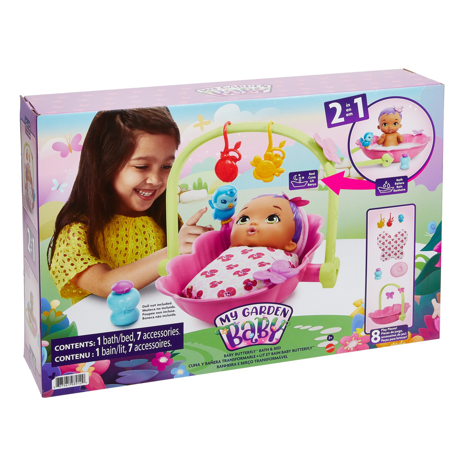Аксессуар для кукол My Garden Baby кровать HBH46 - фото 3