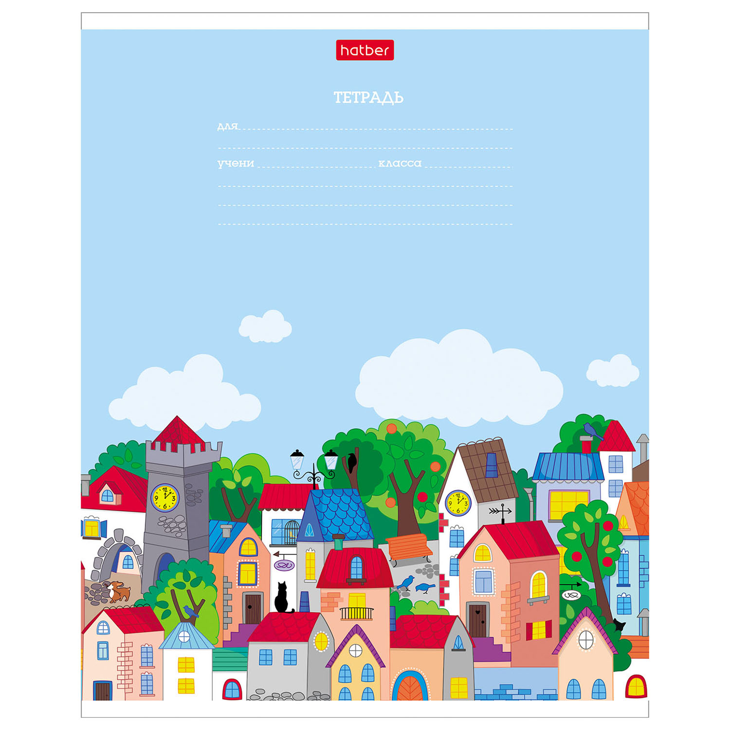 Тетрадь Hatber клетка 12 лист. в ассортименте - фото 5