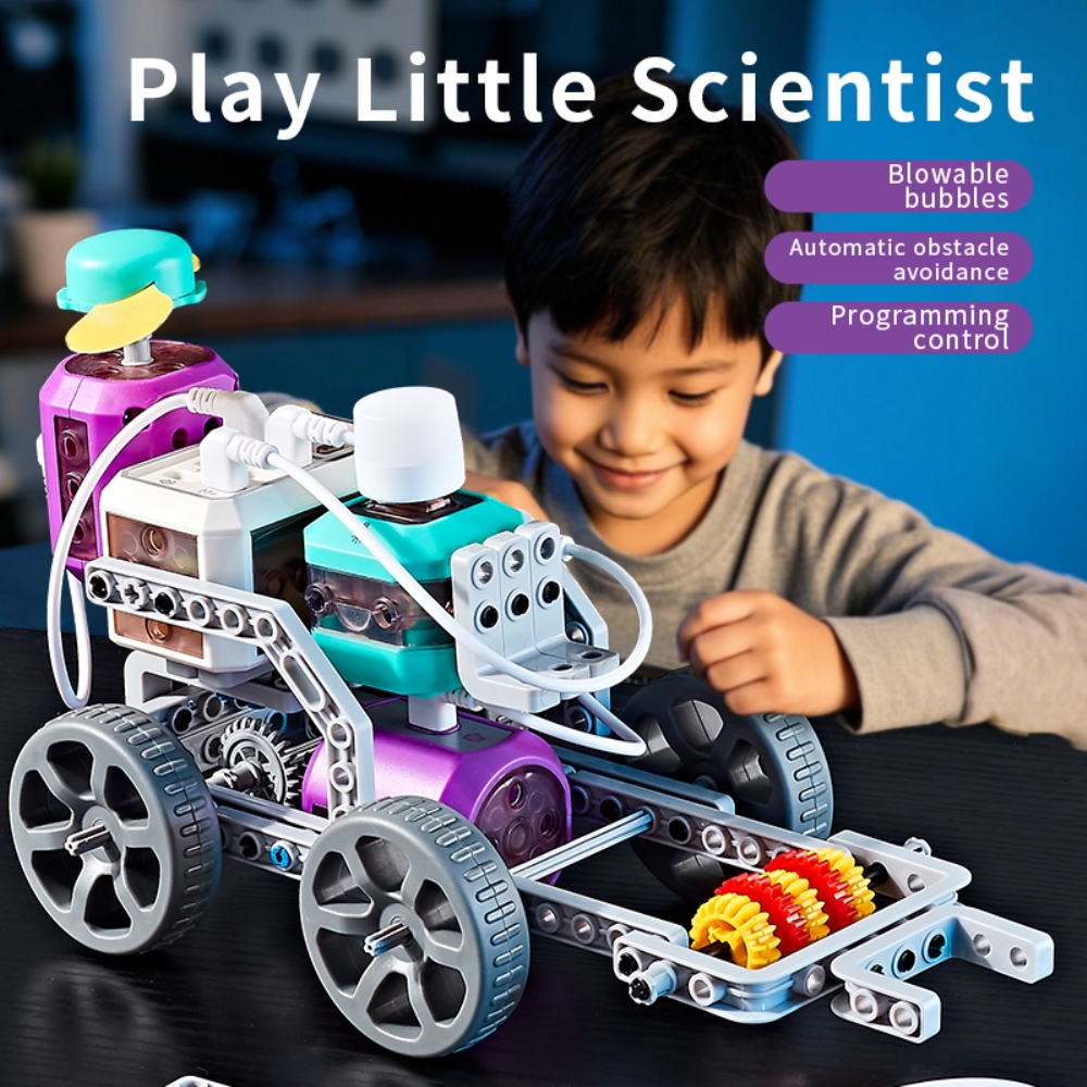 Конструктор SCIENCE EDUCATION Робототехника 402 эксперимента электронный 197 дет. - фото 14