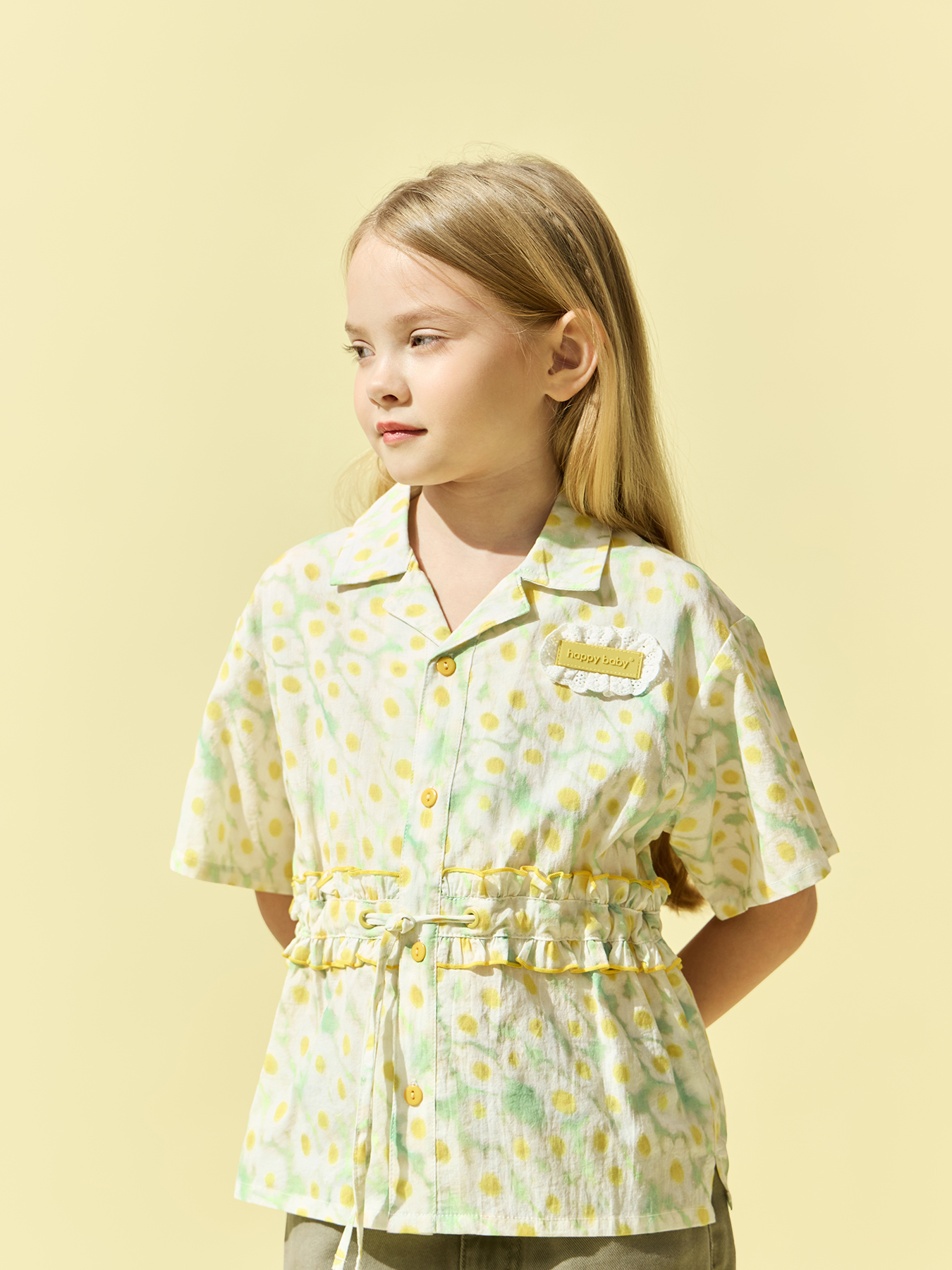 Рубашка Happy Baby 88664_milky-chamomile - фото 2