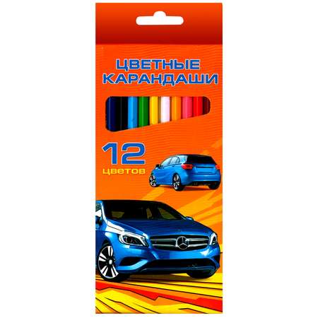 Карандаши цветные Hatber 12 шт.