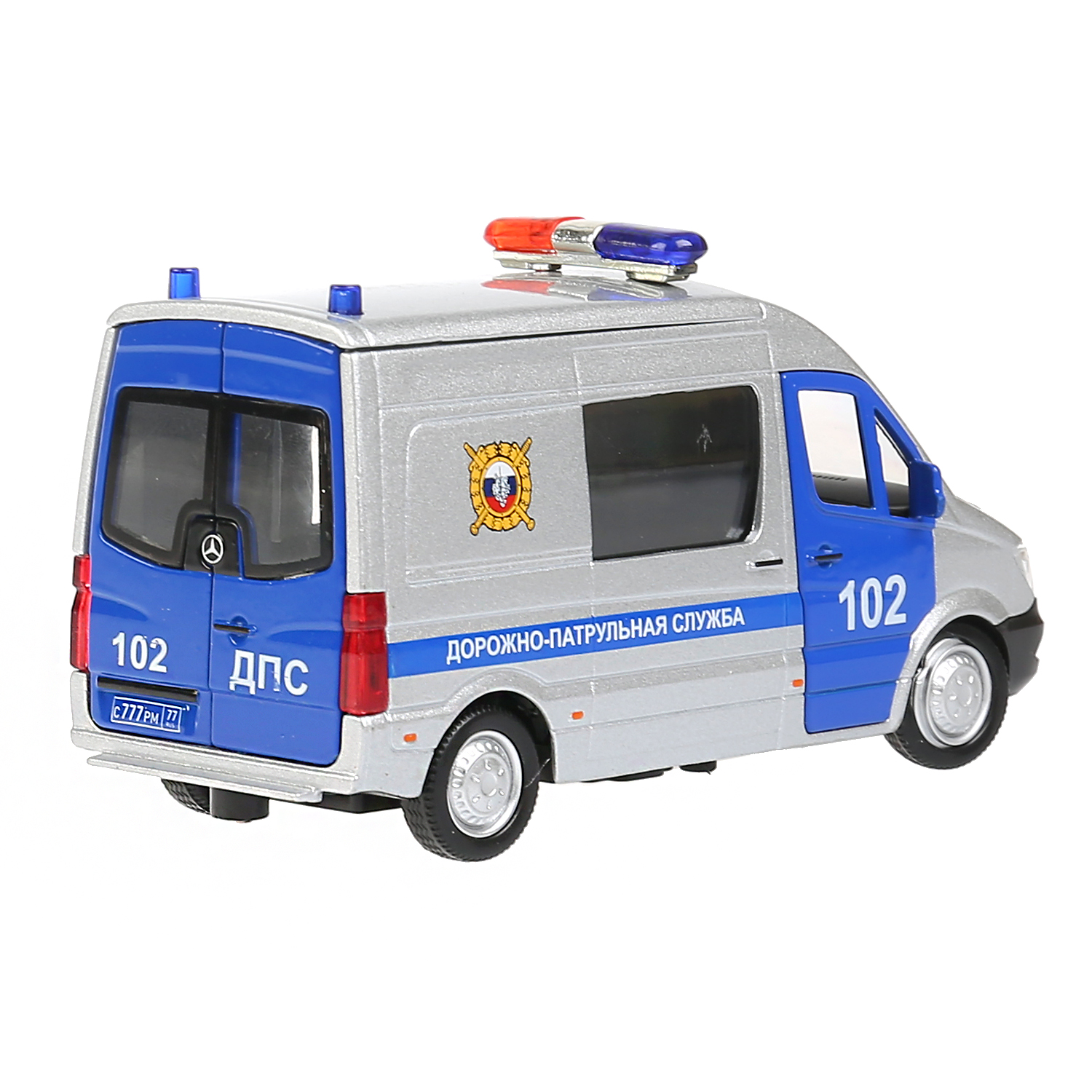 Полицейская машина Технопарк Mercedes BENZ SPRINTER 300439 - фото 4