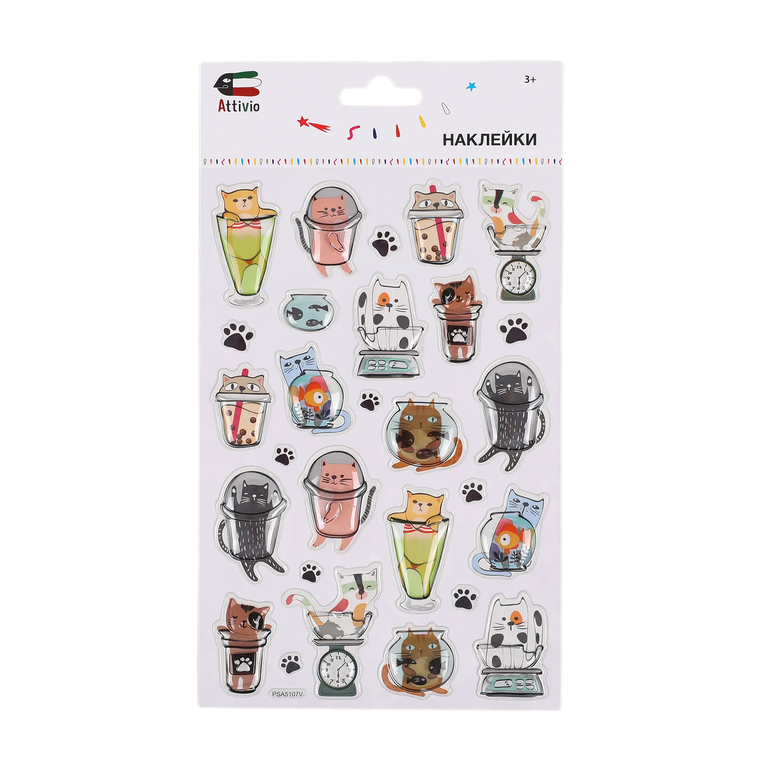 Наклейки Attivio Коты - фото 1