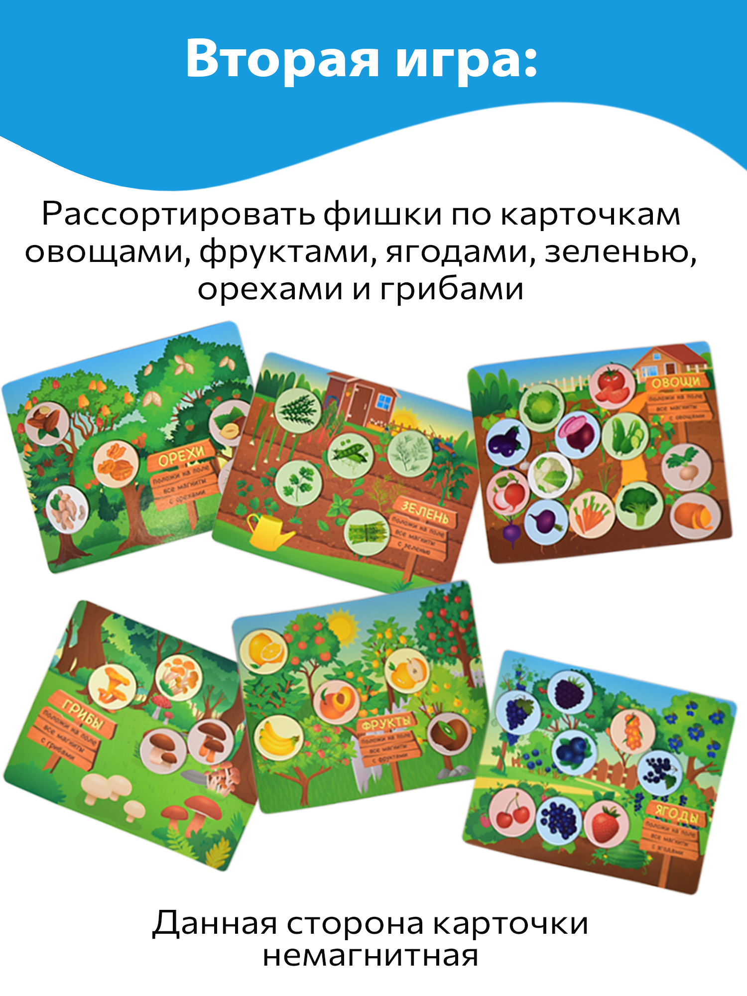 Настольная игра Бигр Лото цветовое магнитное УД85 - фото 4