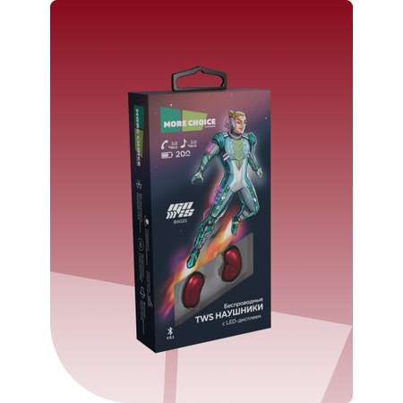 Bluetooth-наушники беспроводные More Choice BW22S Red