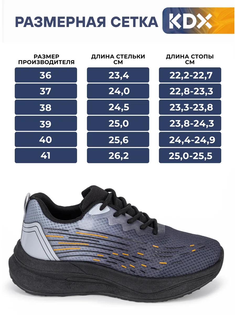 Кроссовки KDX QM-11 grey - фото 4