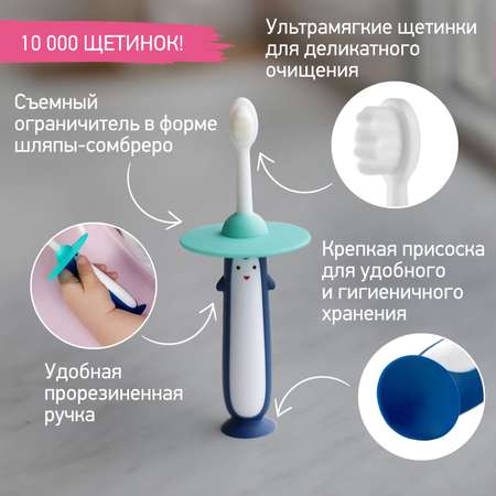 Зубная щетка классическая ROXY-KIDS 2 шт.