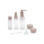 Дорожный набор флаконов DASWERK 5 штук баночки для ванны путешествий