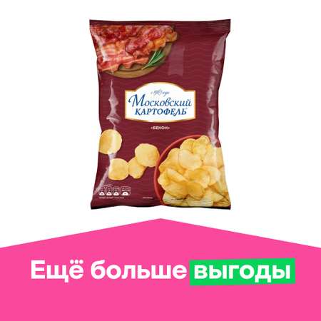 Чипсы Московский картофель со вкусом бекона 120г