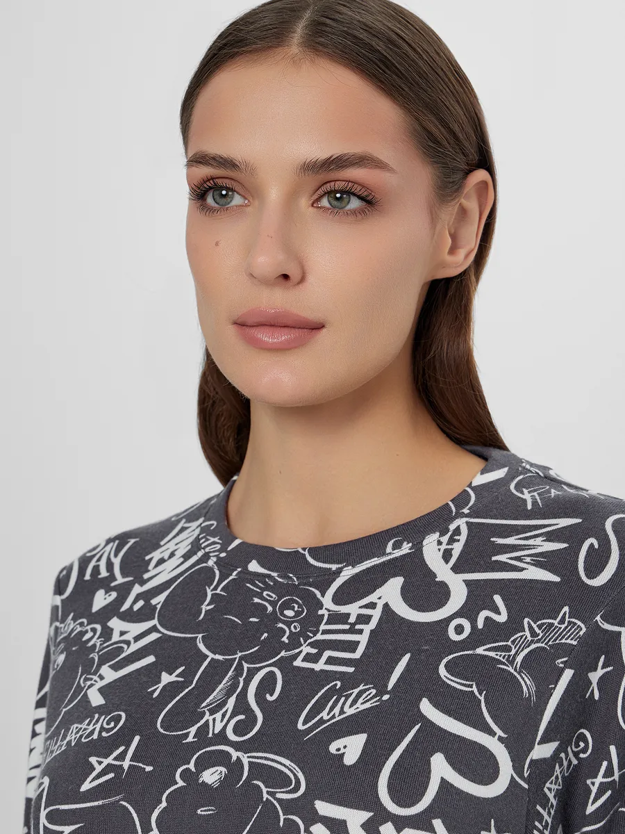 Пижама Mark Formelle (Марк Формэль) 592468-1/граффити на графите - фото 6