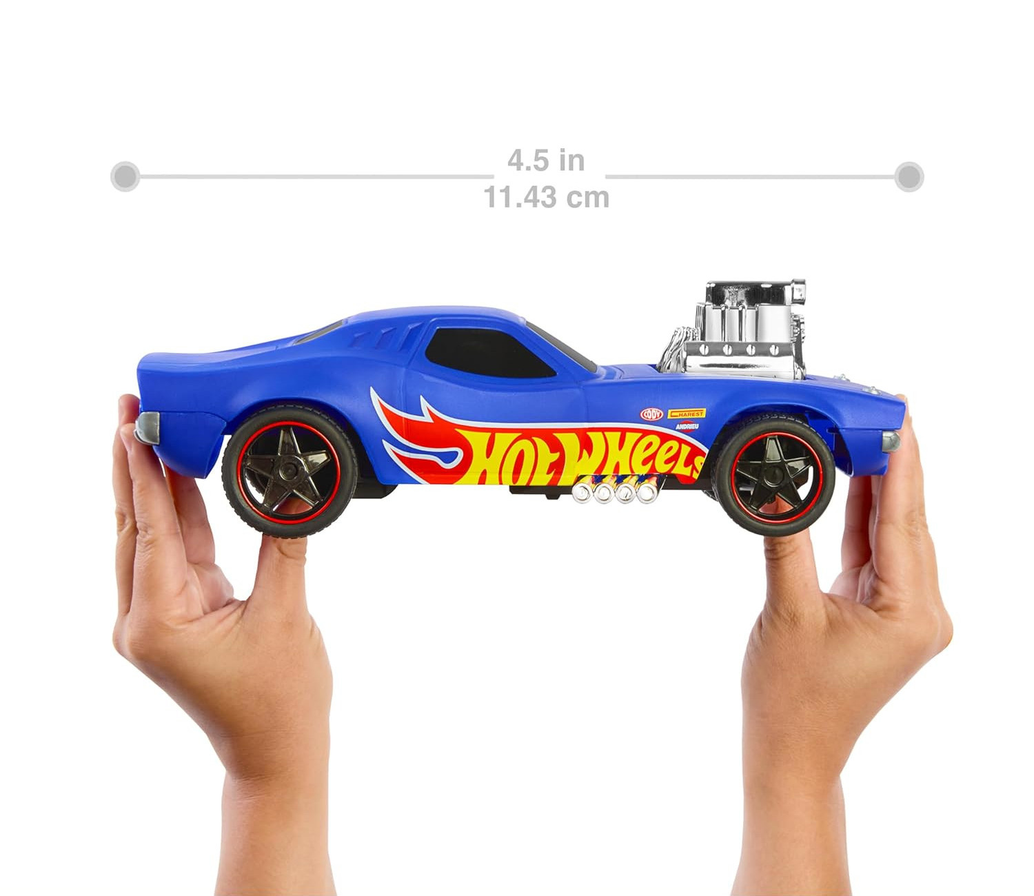 Автомобиль РУ Hot Wheels Dodge Роджер Доджер 1:16 - фото 3