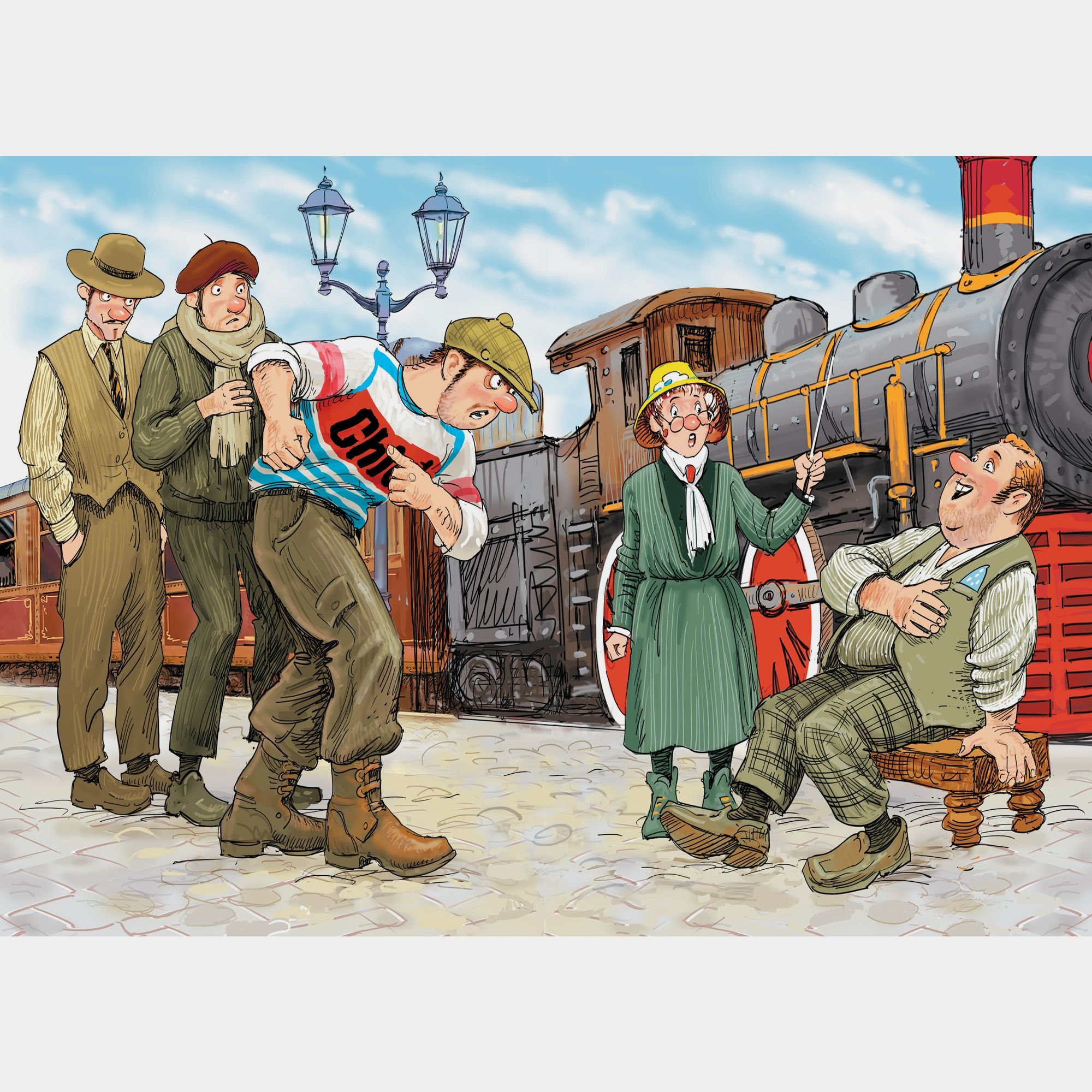 Книга Махаон Фрёкен Сталь разбойники и паровоз Экхольм Я - фото 11