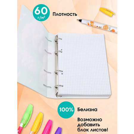 Тетрадь со сменным блоком ПАНДАРОГ клетка 80 лист.