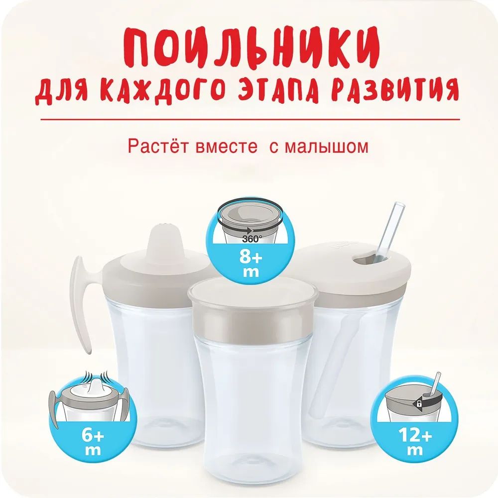 Поильник Nuk Well-Being 230 мл - фото 6