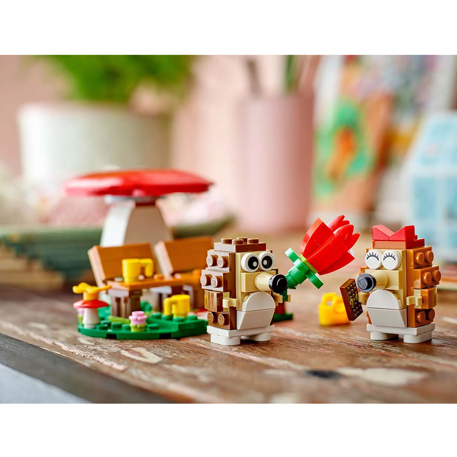 Конструктор LEGO Classic Свидание ёжиков на пикнике блочный - фото 9