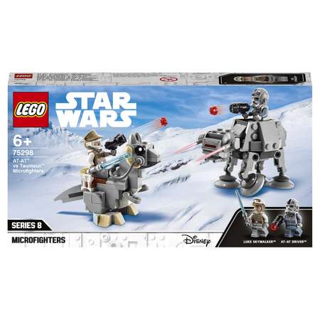 Конструктор LEGO Star Wars Микрофайтеры AT-AT vs таунтаун блочный