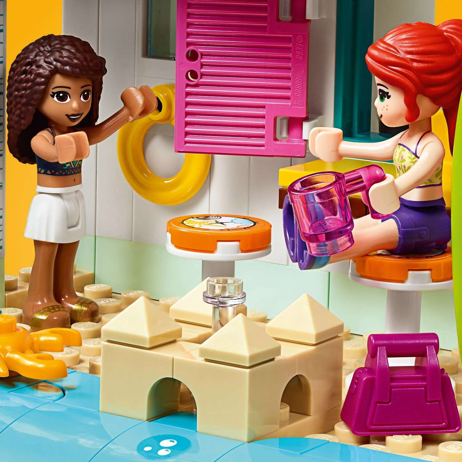Конструктор LEGO Friends Пляжный домик блочный - фото 11