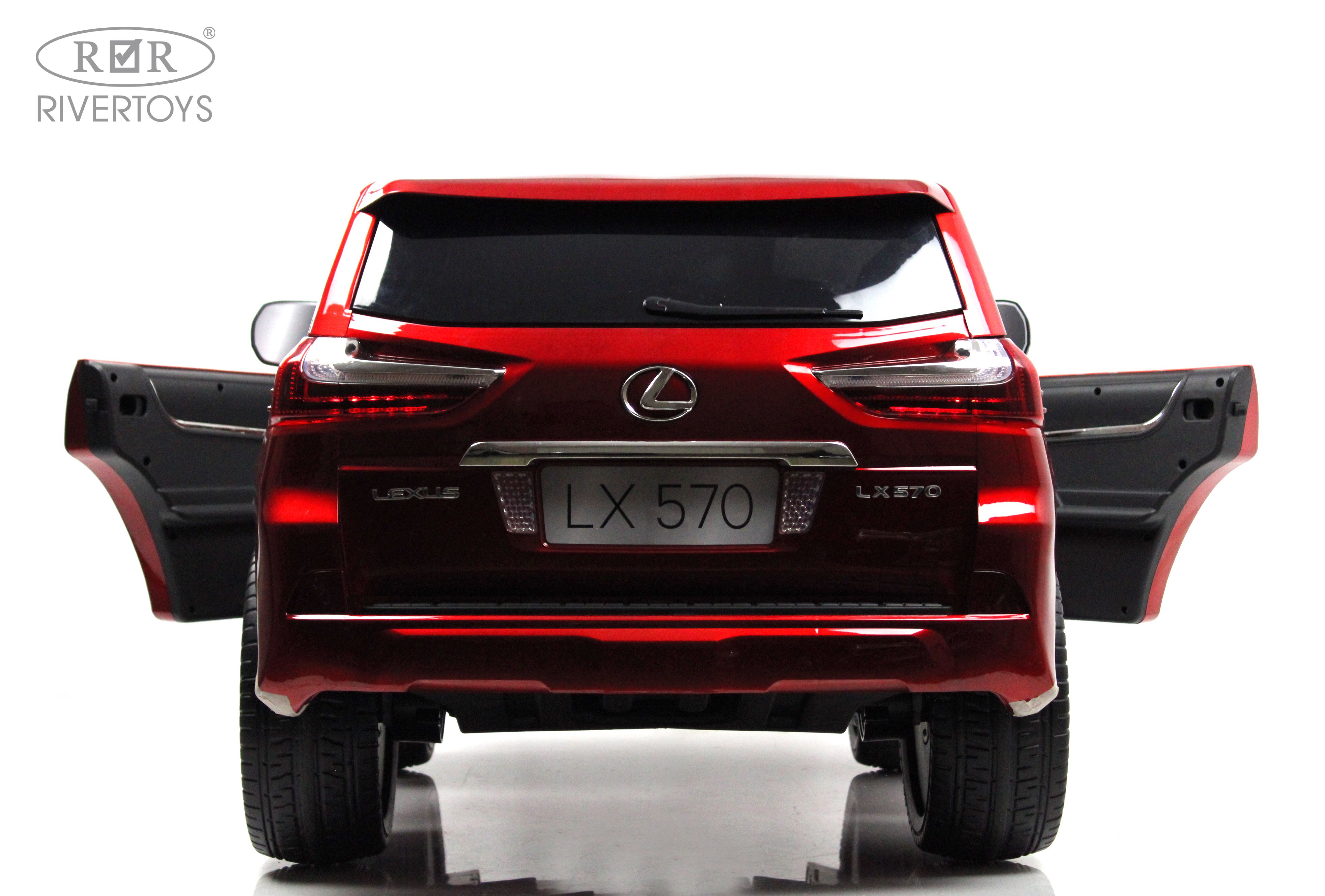 Электромобиль RIVERTOYS Lexus Y555YY-RED-GLANEC С пультом ДУ - фото 10