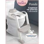 Накладка на унитаз KidWick Panda Soft серый