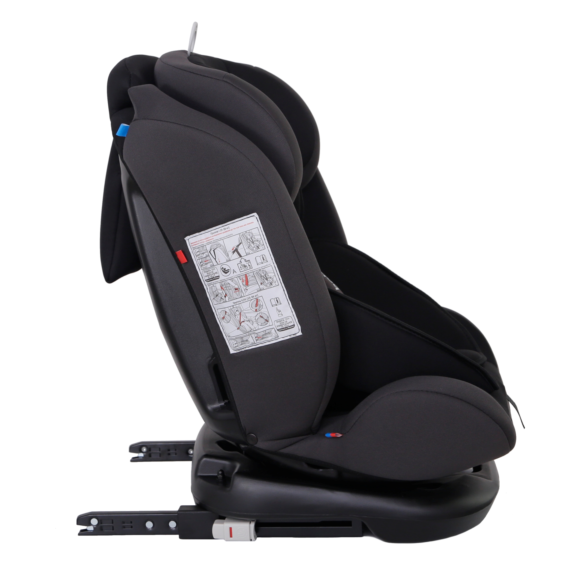 Автокресло Babyton Multi-Stage Black-Grey Isofix 0+/1/2/3 (0-36 кг) - фото 18