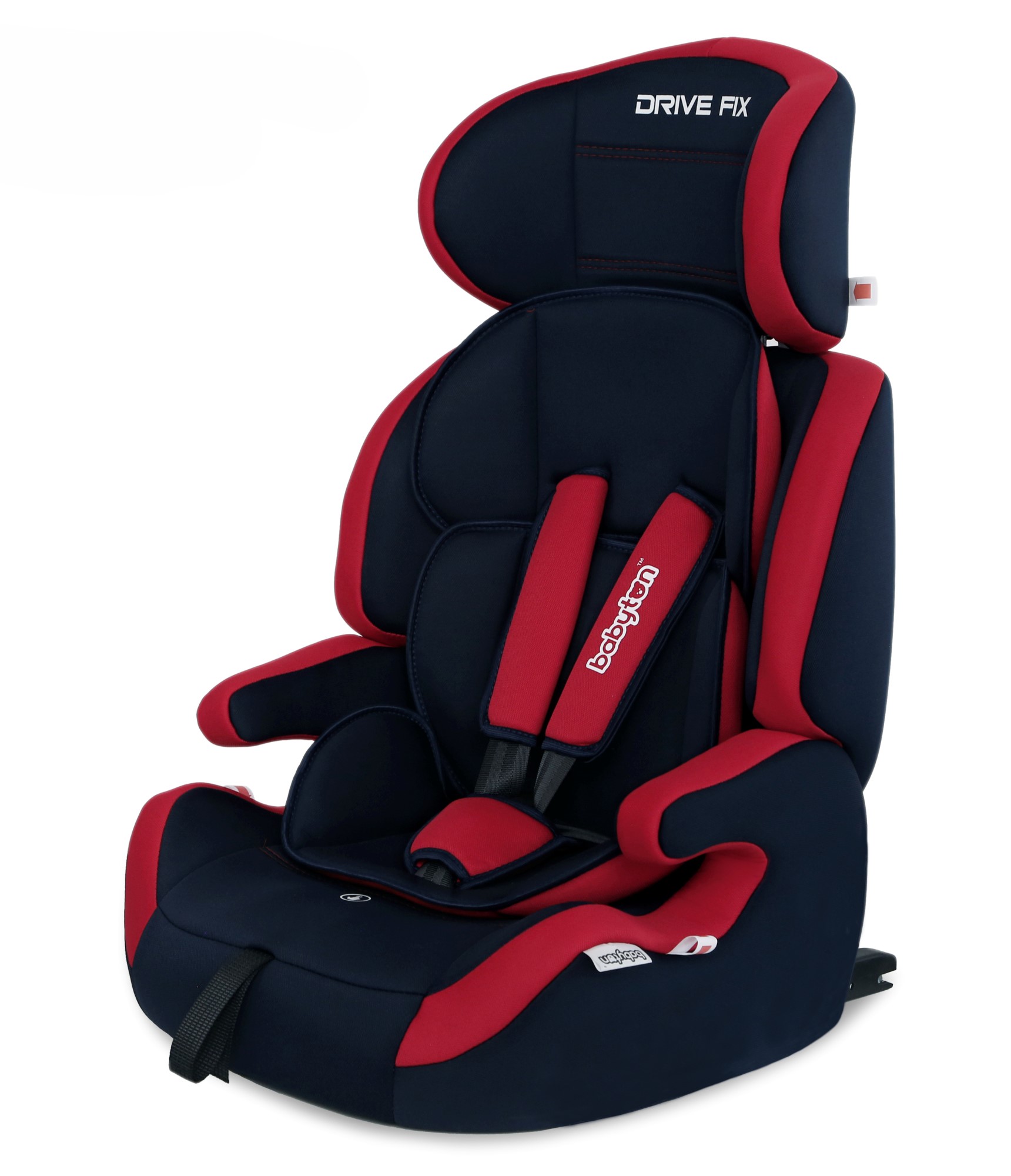 Автокресло Babyton Drive Fix Indigo-Red Isofix 1/2/3 (9-36 кг) - фото 1
