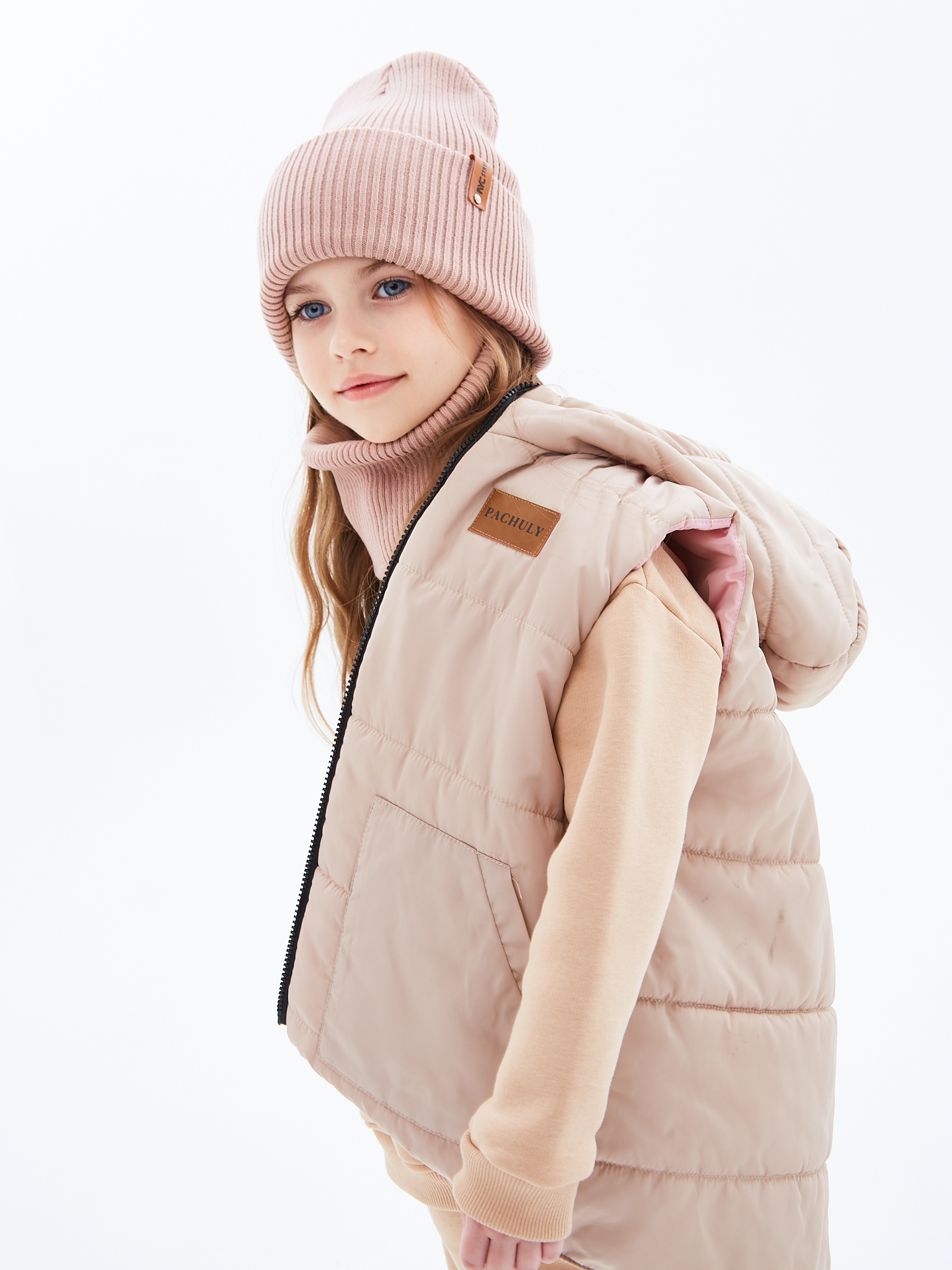 Шапка и снуд KUBRIO KU-H-72-lopataG-Coffee - фото 8