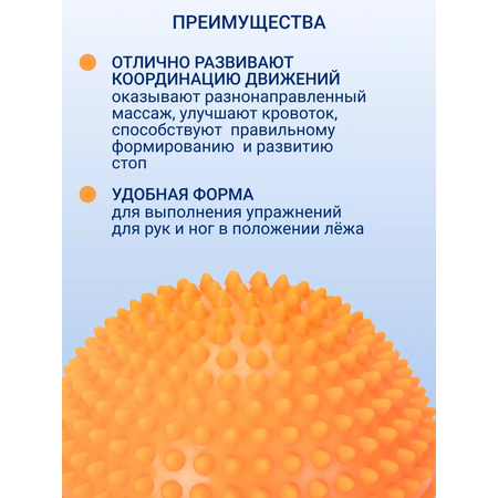 Полусфера балансировочная KINERAPY тренажер массажный Dome 2 шт