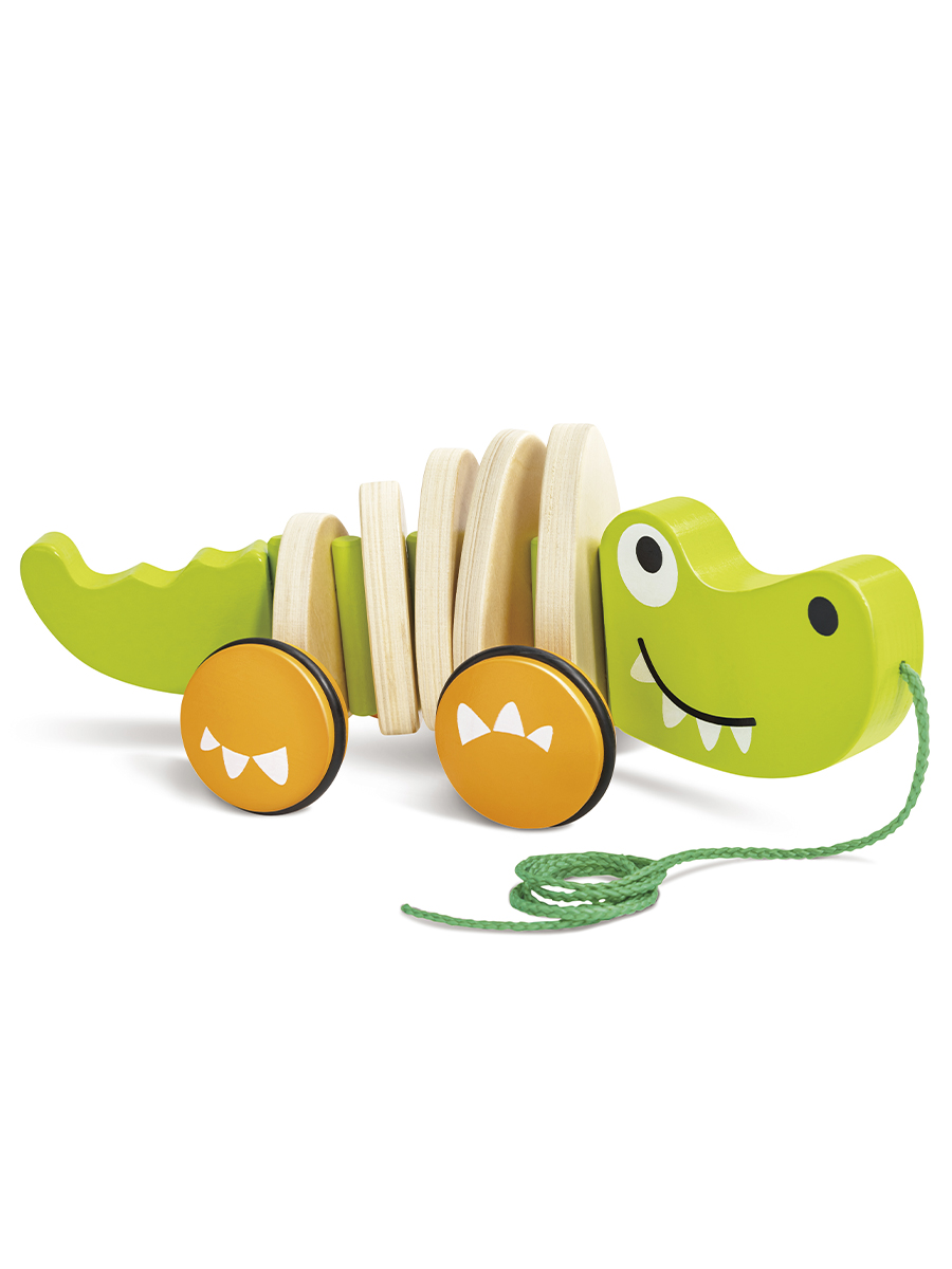 Игрушка Hape каталка Крокодил - фото 9