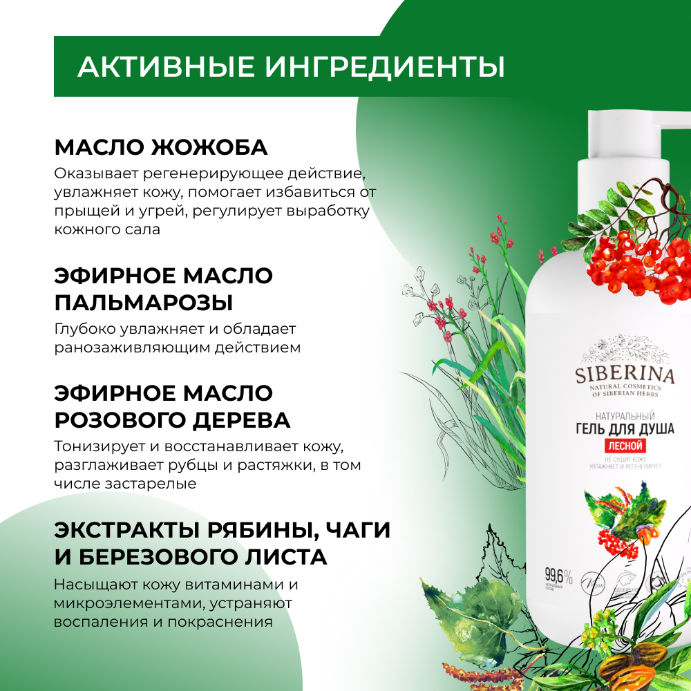 Гель Siberina 200 мл - фото 4
