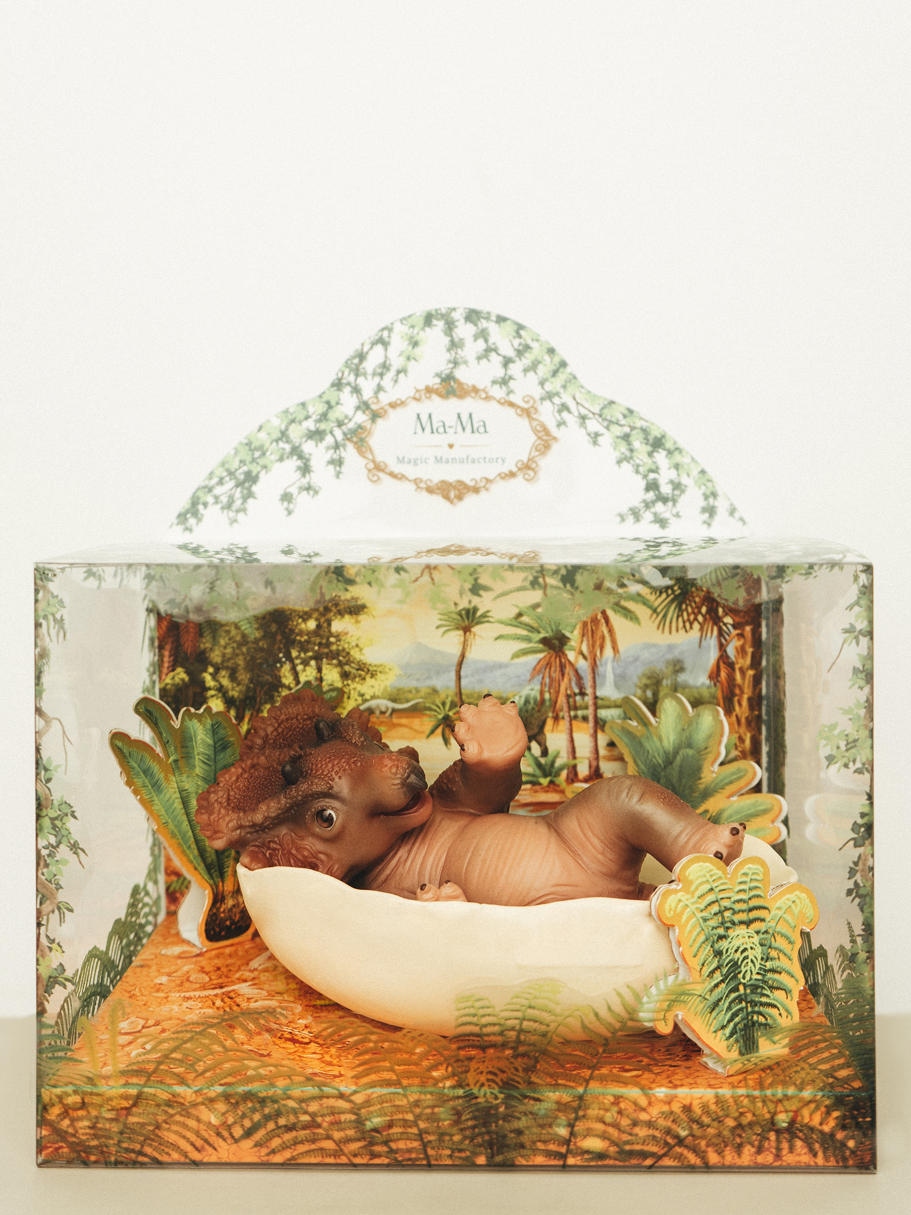 Кукла мини Magic Manufactory Magic Dino Трицератопс высота 24 см 4631163177450 - фото 5