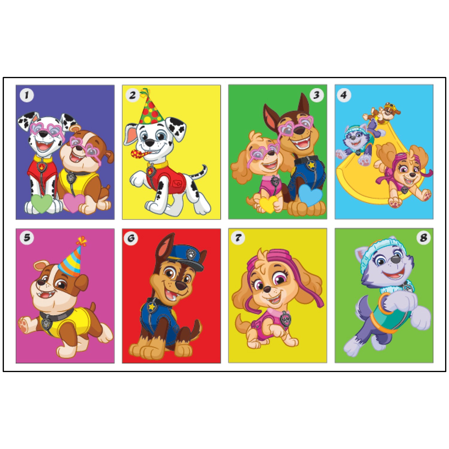 Раскраска ИД Лев Наклей и раскрась Щенячий патруль - фото 4