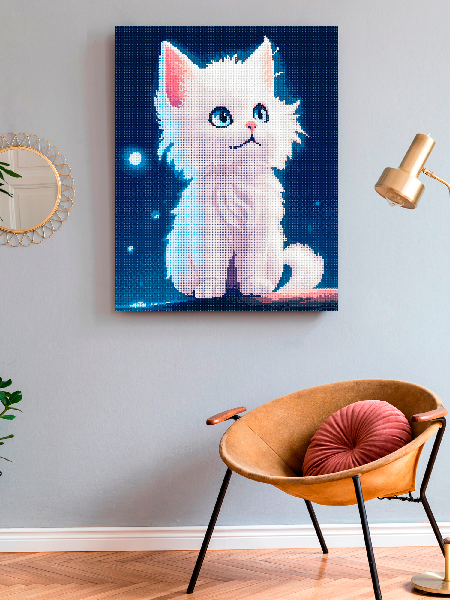 Алмазная мозаика Art on Canvas Котёнок - фото 3