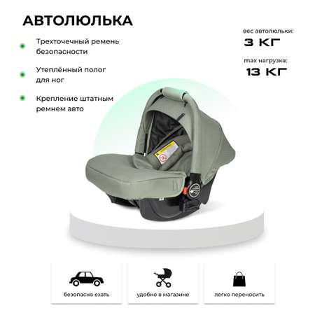 Коляска 3в1 Farfello Zuma Trio Comfort