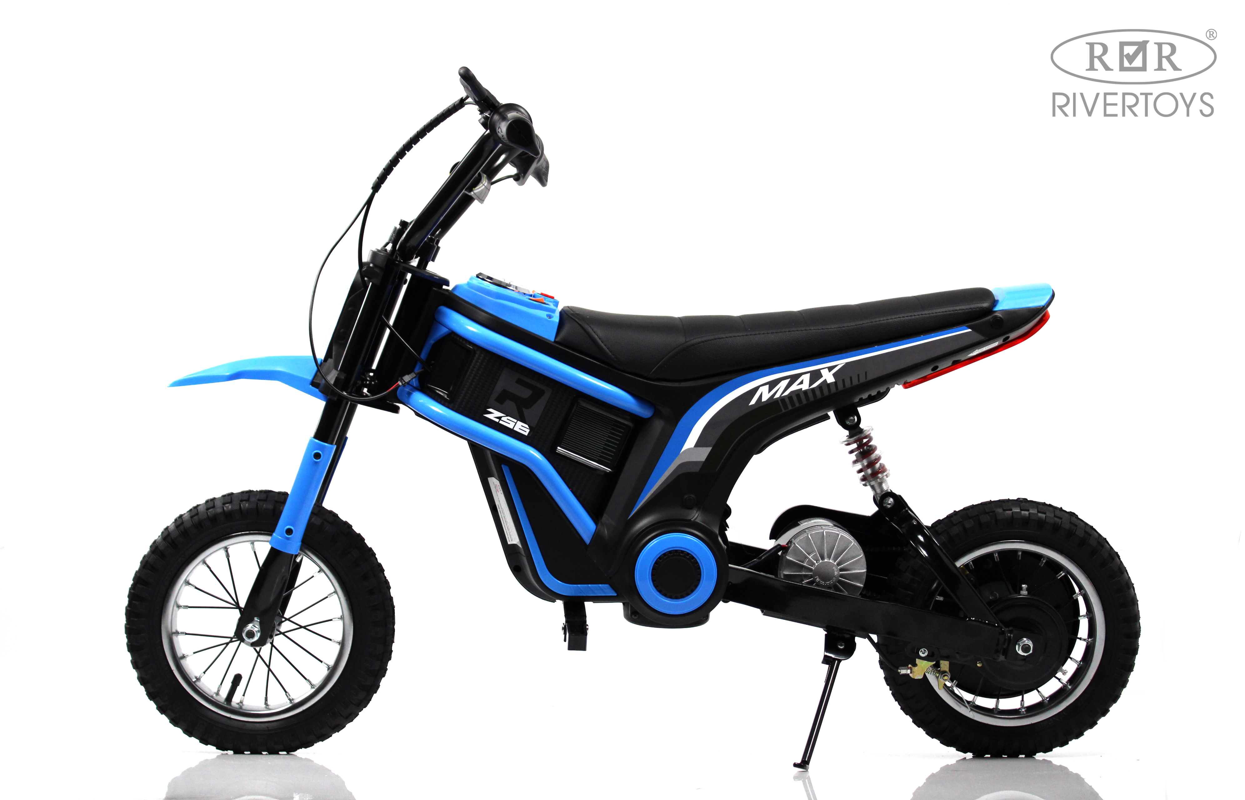 Электромотоцикл RIVERTOYS A005AA-MOTO-BLUE - фото 6