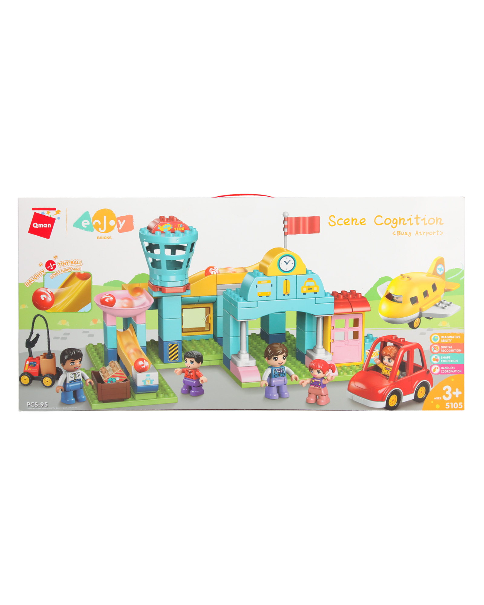 Конструктор QMAN Аэропорт 95 дет. - фото 1