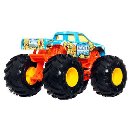 Монстр-трак Hot Wheels Monster Trucks 1:24 голубой