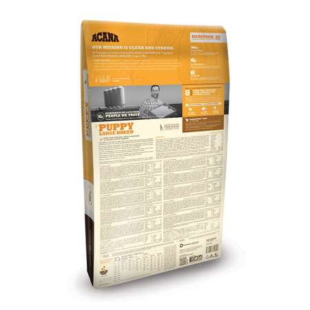 Корм для щенков ACANA Heritage 11.4кг для крупных пород