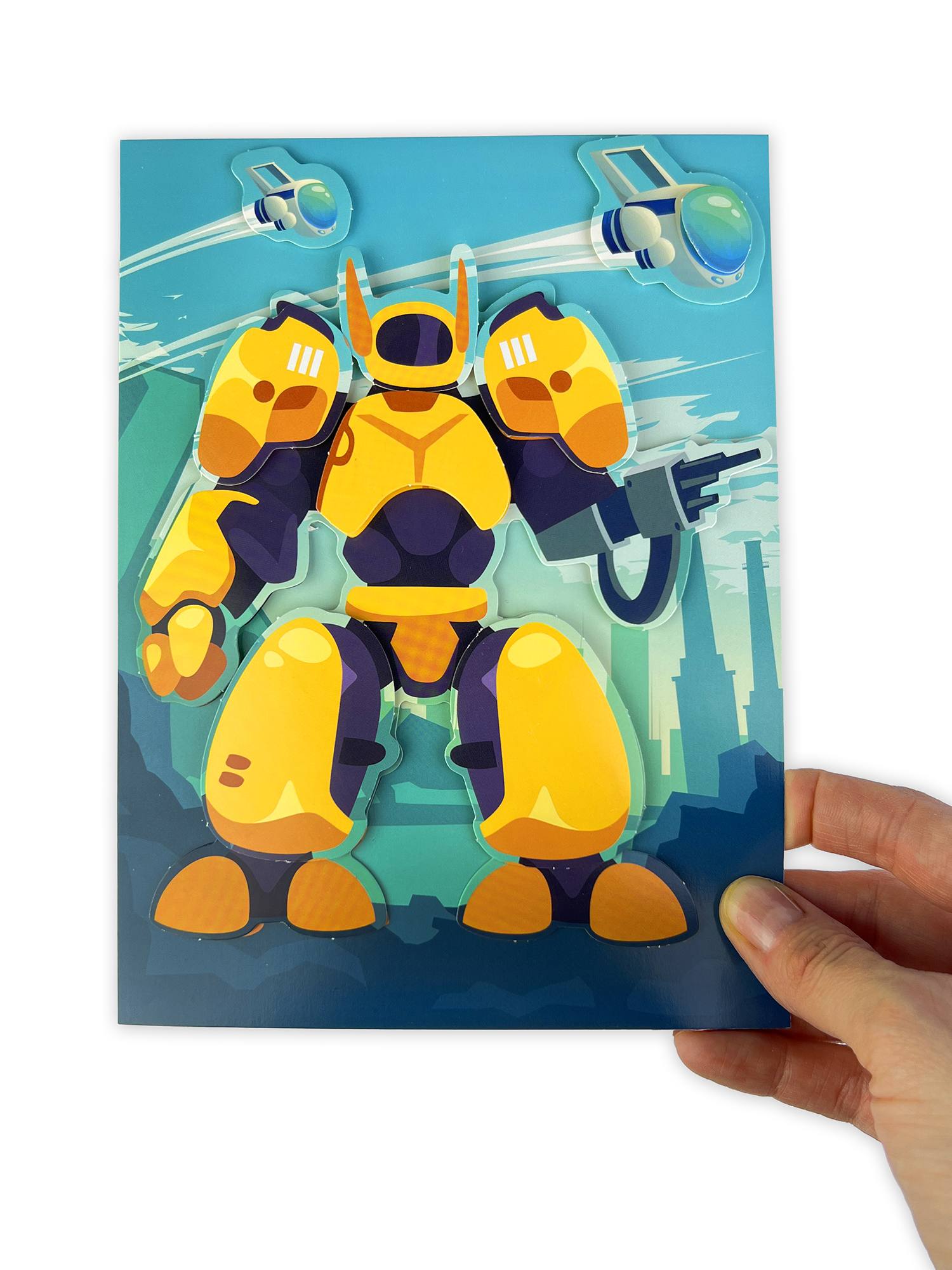 Набор для творчества Дрофа-Медиа аппликация Гонки Трансформер Космос - фото 9