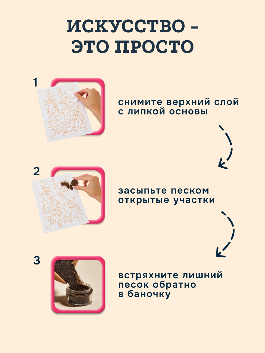 Картина из песка SentoSphere Принцессы - фото 2