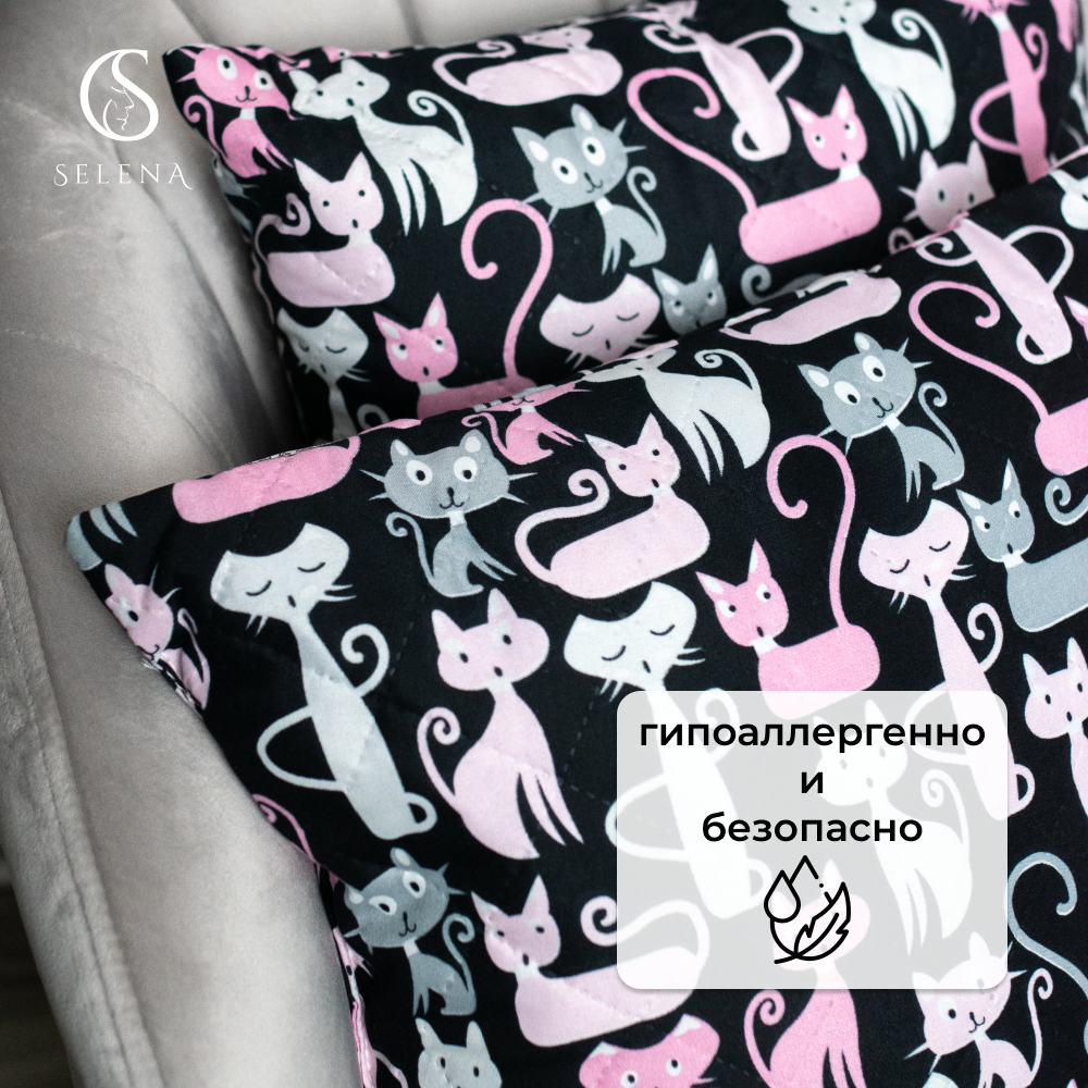 Подушка декоративная SELENA Фелис 50 x 50 см 2 шт. - фото 4